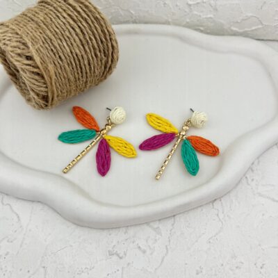 گوشواره زنانه مدل سنجاقک کد E5280