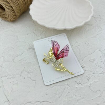 گل سینه زنانه مدل فرشته کد G4111
