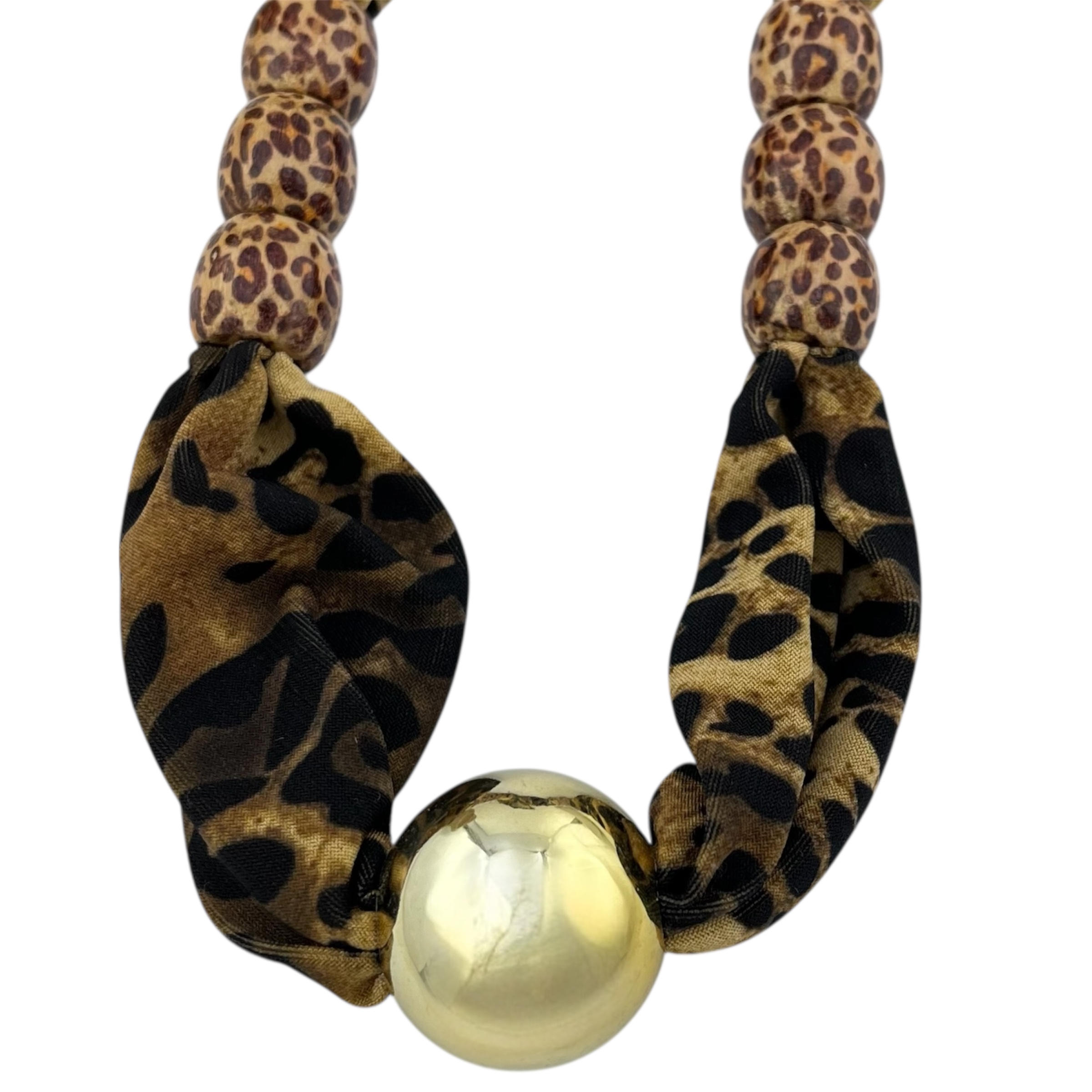 گردنبند-زنانه-پارچه-ای-مدل-توپی-کد-N5167-1 گردنبند زنانه پارچه ای مدل توپی کد N5167
