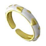 انگشتر زنانه مدل میناکاری رنگی کد R4978