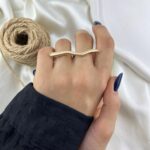 انگشتر زنانه مدل موج کد R51818