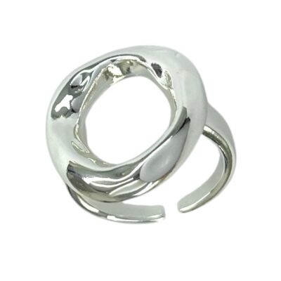 انگشتر زنانه مدل دایره ای آینه ای کد R51795