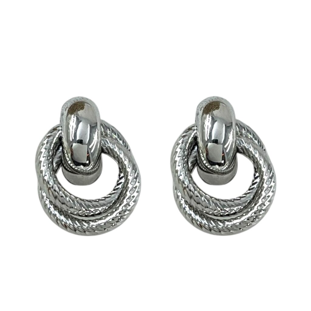 گوشواره زنانه مدل دایره کد E6490