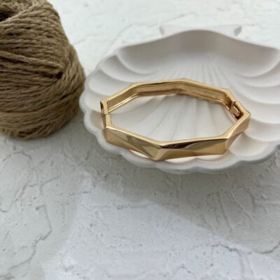 دستبند زنانه ژوپینگ بنگل مدل چند ضلعی B5248