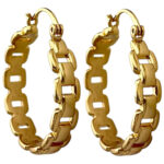 گوشواره زنانه ژوپینگ مدل کارتیه کد E6048