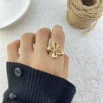 انگشتر زنانه ژوپینگ مدل پروانه کد R51730