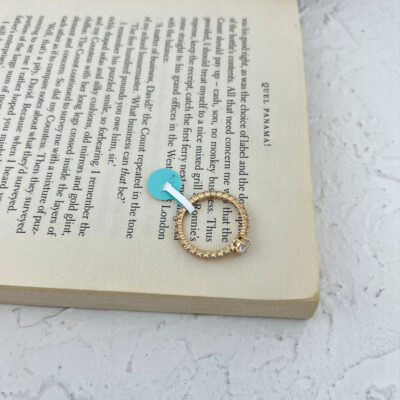انگشتر زنانه ژوپینگ مدل تک نگین کد R4605