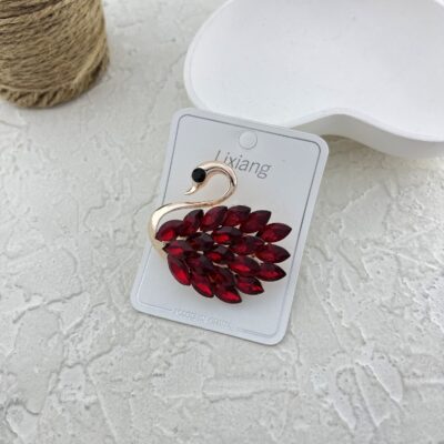 گل سینه زنانه مدل غو جواهری کد G4134