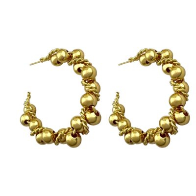 گوشواره زنانه مدل توپی کد E5211