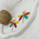 گوشواره زنانه مدل سنجاقک کد E5280