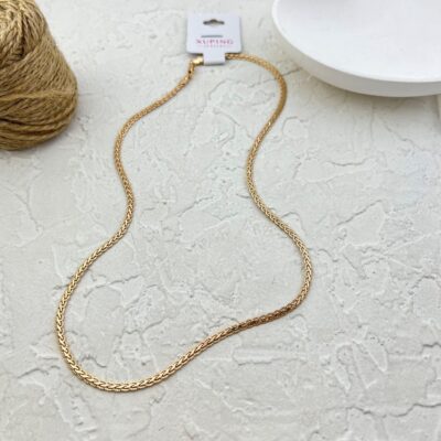 گردنبند زنانه ژوپینگ طرح طلا حصیری کد N5129