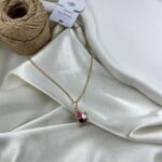 گردنبند زنانه ژوپینگ مدل لاکپوشت کد N5226