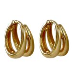 گوشواره زنانه ژوپینگ مدل حلقه ای کد E6357