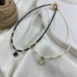 گردنبند زنانه مهره ای تابستانی مدل ونکلیف کد N5248