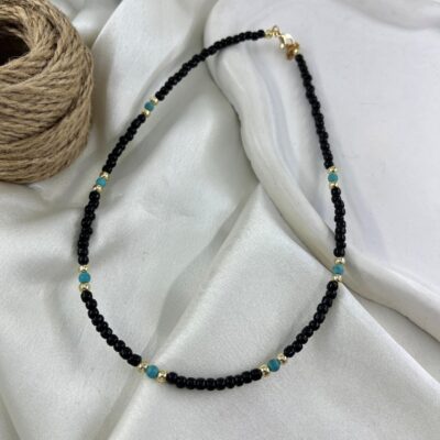 گردنبند زنانه مهره ای تابستانی کد N5274