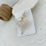 گل سینه زنانه مدل دختر بالرین کد G4113