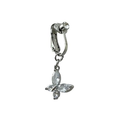 پیرسینگ ناف فیک زنانه مدل پروانه کد P4901