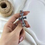 گردنبند مردانه مدل صلیب کروم هارتز کد N5197