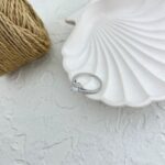 انگشتر زنانه مدل سولیتر تک نگین جواهری کد R4934
