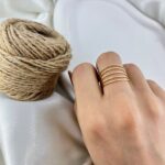 انگشتر زنانه ژوپینگ مدل تراش دار کد R51775