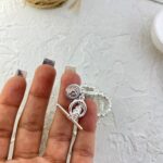 گردنبند زنانه مدل مینیمال اب نقره کد N5180