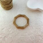 دستبند زنانه بنگل مدل رزین کد B5401