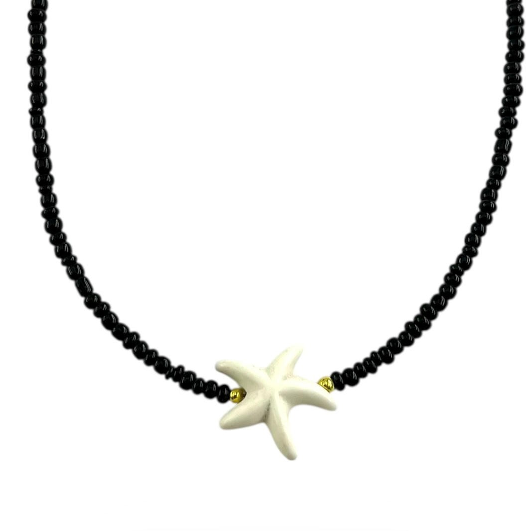 گردنبند-زنانه-مهره-ای-تابستانی-مدل-ستاره-کد-N5251-1 گردنبند زنانه مهره ای تابستانی مدل ستاره کد N5251