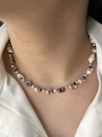 گردنبند زنانه مدل صدف کد N1009