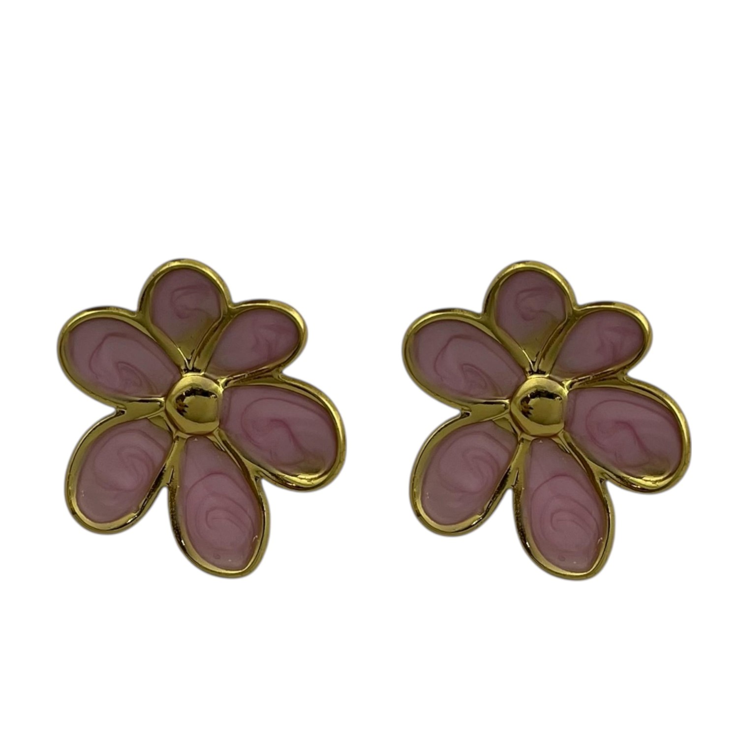 گوشواره-زنانه-میناکاری-مدل-گل-کد-E5789-1 گوشواره زنانه میناکاری مدل گل کد E5789