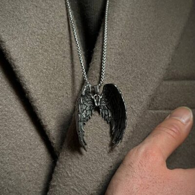 گردنبند مردانه بال لوسیفر کد Men0011