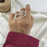 انگشتر زنانه مدل پیچ کد R51781