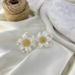 گوشواره زنانه مدل گل کد E6326