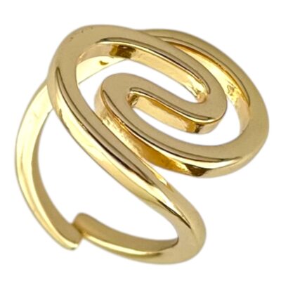 انگشتر زنانه مینیمال مدل مار پیج R5030