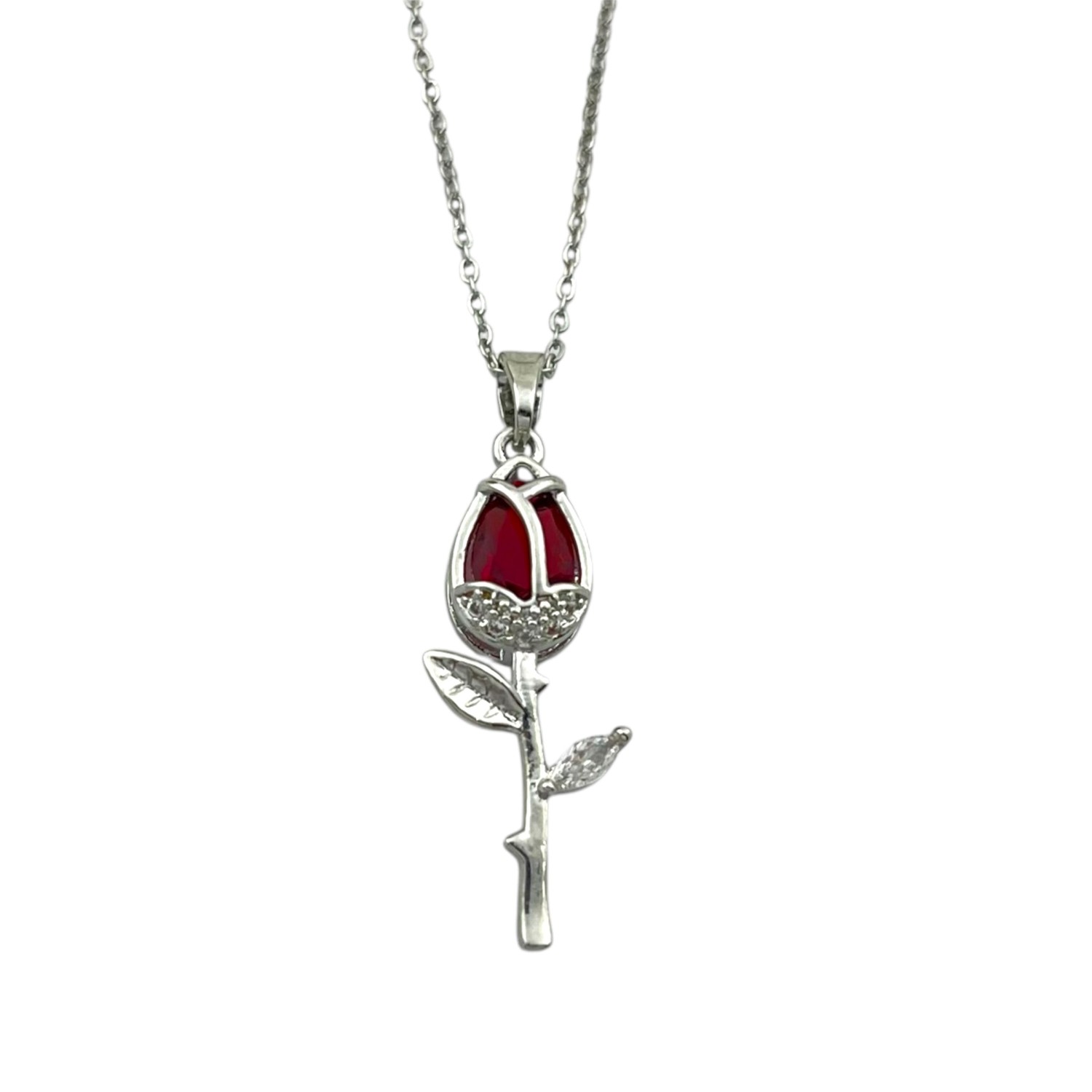 گردنبند-زنانه-مدل-گل-رز-جواهری-کد-N4995-1 گردنبند زنانه مدل گل رز جواهری کد N4995