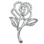 گل سینه زنانه ژوپینگ مدل گل کد G4172