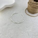 دستبند زنانه بنگل مدل گره کد B5443