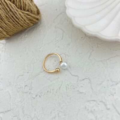 انگشتر زنانه ژوپینگ مدل مروارید کد R4879