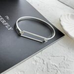 دستبند زنانه بنگل مدل مربعی کد B5272