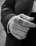 انگشتر مردانه قطب نما کد Men0055