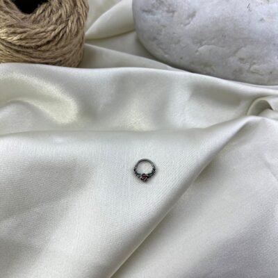 پیرسینگ گوش زنانه مدل نگین دار کد P4909