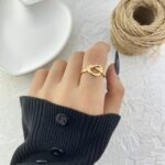 انگشتر زنانه ژوپینگ مدل گره کد R51733