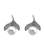 گوشواره زنانه ژوپینگ مدل مروارید کد E6027