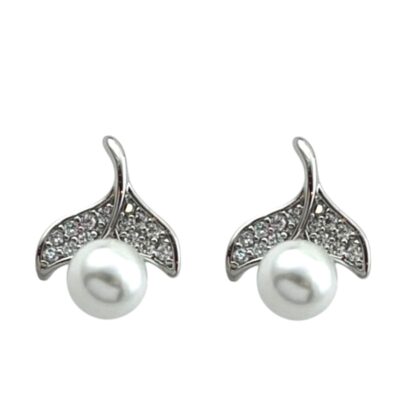 گوشواره زنانه ژوپینگ مدل مروارید کد E6027
