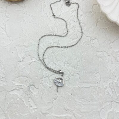 گردنبند زنانه مدل باله جواهری کد N5008