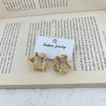 گوشواره زنانه مدل ستاره کد E5125