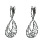 گوشواره زنانه ژوپینگ مدل جواهری کد E6277