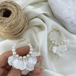 گوشواره زنانه مدل مروارید کد E6425