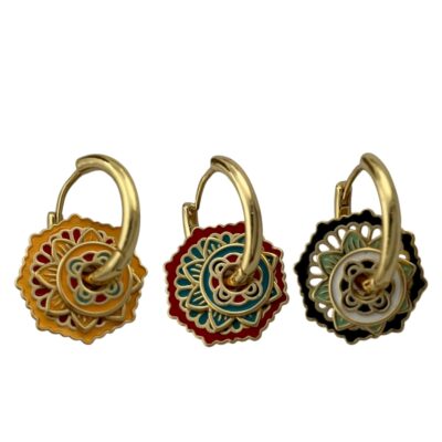 گوشواره زنانه میناکار مدل مهره کد E5794