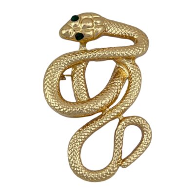 گل سینه زنانه مدل مار کد G4011