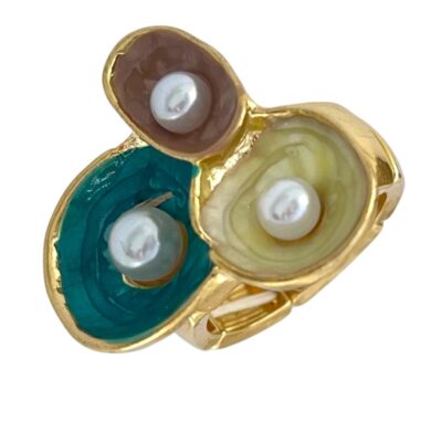 انگشتر زنانه مدل میناکاری کد R5156
